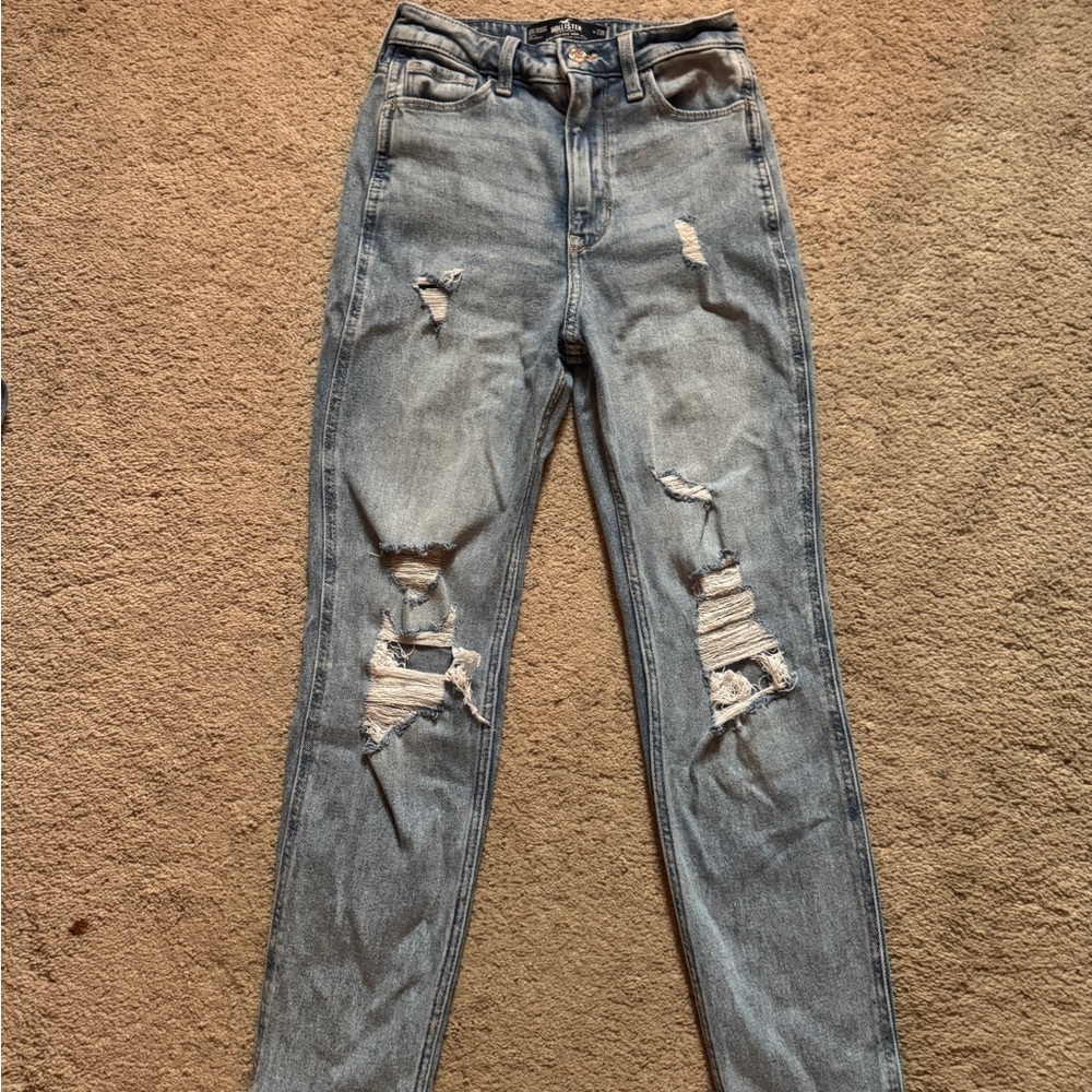 Distressed Blue Women's Jeans